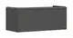 Hansgrohe-HG-Xelu-Q-Waschtischunterschrank-Diamantgrau-Matt-1180-550-mit-1-Schubkasten-fuer-Konsolen-mit-Aufsatzwaschtisch-geschliffen-Chrom-54063000 gallery number 1